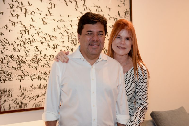 O ex-ministro Mendonça Filho com a mulher, Taciana. Foto: Jose Britto