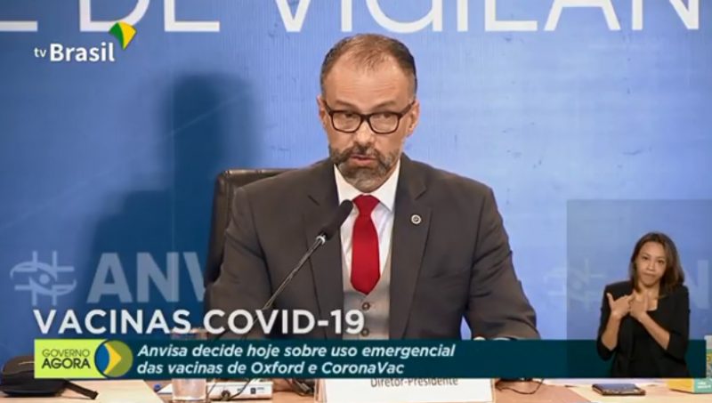 Anvisa aprova uso emergencial de vacinas contra a Covid no Brasil