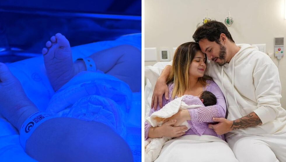 Filha de Viih Tube precisou passar por processo de fototerapia após o parto.