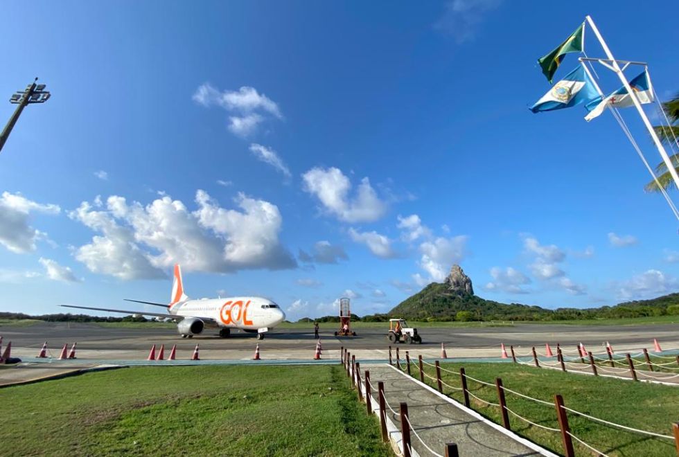 Mesmo com reforma, Anac não libera aeroporto de Noronha Aeroporto de Fernando de Noronha (PE).