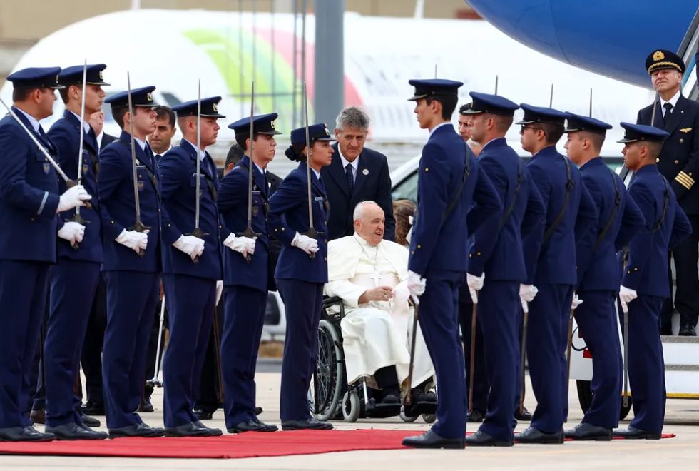Papa Francisco chega a Lisboa para a Jornada Mundial da Juventude