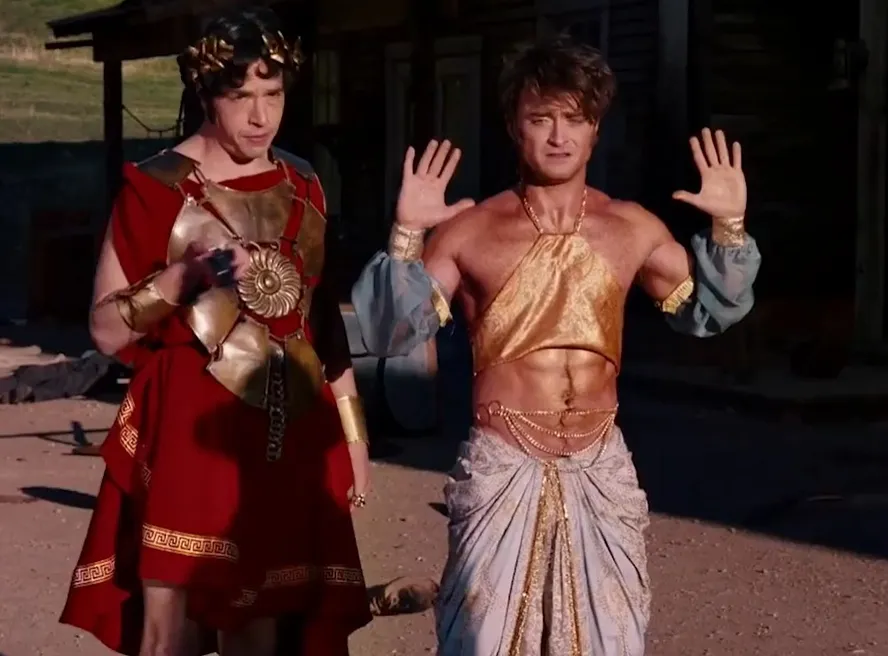 Daniel Radcliffe exibe corpo de gladiador em série futurista Daniel Radcliffe