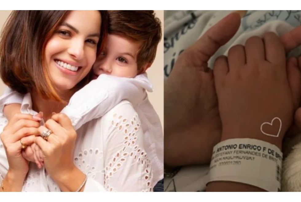 Filho de Sthefany Brito é internado