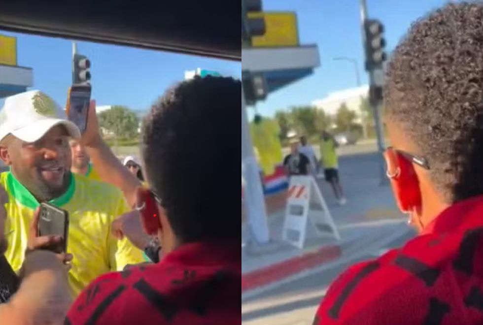 Neymar surpreende ambulante e compra camisas da Seleção, nos EUA Neymar