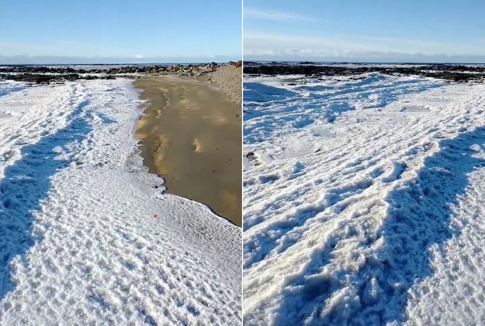 Impressionante! Frio extremo congela mar na Argentina; veja vídeo Argentina