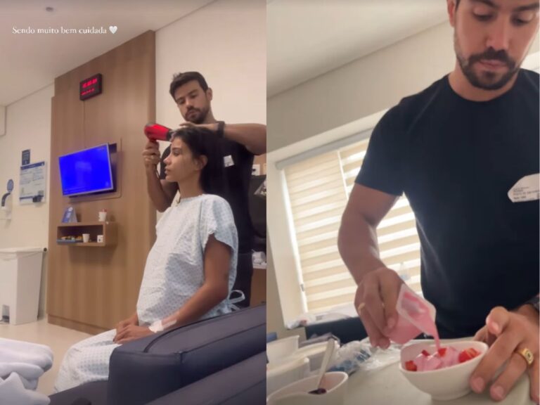 Jakelyne mostra cuidados do noivo, Mariano, na UTI: “Muito bem cuidada”