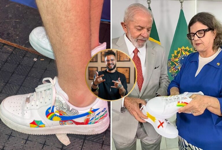 Tiago Arts, o artista por trás dos tênis customizados de João Campos e Lula