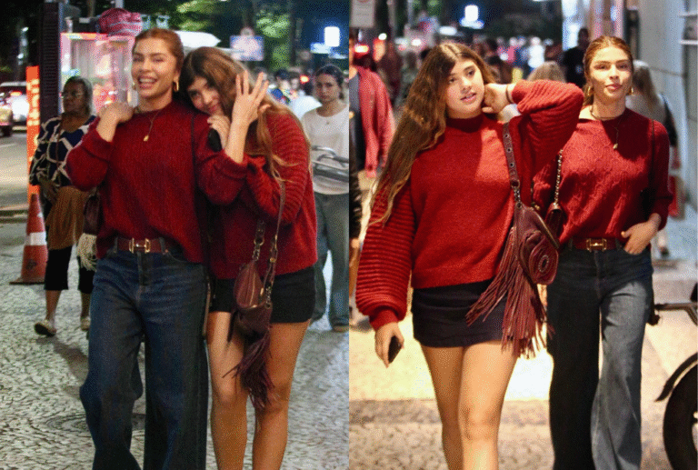 Grazi Massafera e a filha, Sofia, esbanjam simpatia e estilo em passeio no Rio