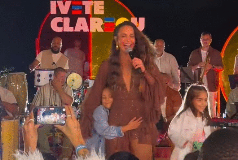 Tal mãe, tal filhas! Gêmeas de Ivete Sangalo roubam a cena em gravação de projeto ivete
