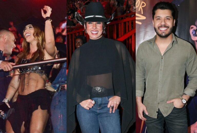 Famosos curtem noite na Festa do peão em Barretos