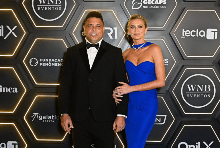 Ronaldo Fenômeno e Celina Locks reúnem famosos em leilão; veja os looks