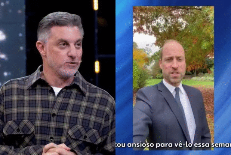 Luciano Huck anuncia participação especial do príncipe William no “Domingão”