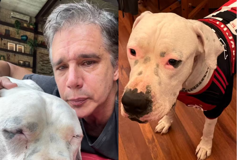 Marcio Garcia chora ao lamentar a morte de seu cachorro: “Não resistiu”