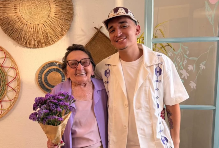 Tânia Maria, de ‘O Agente Secreto’, compartilha encontro com João Gomes