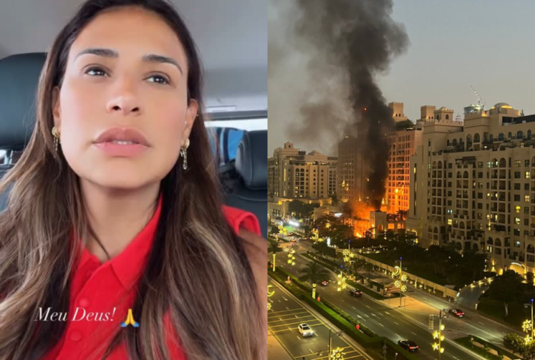 Simone Mendes estava hospedada em hotel que pegou fogo em Dubai Simone Mendes