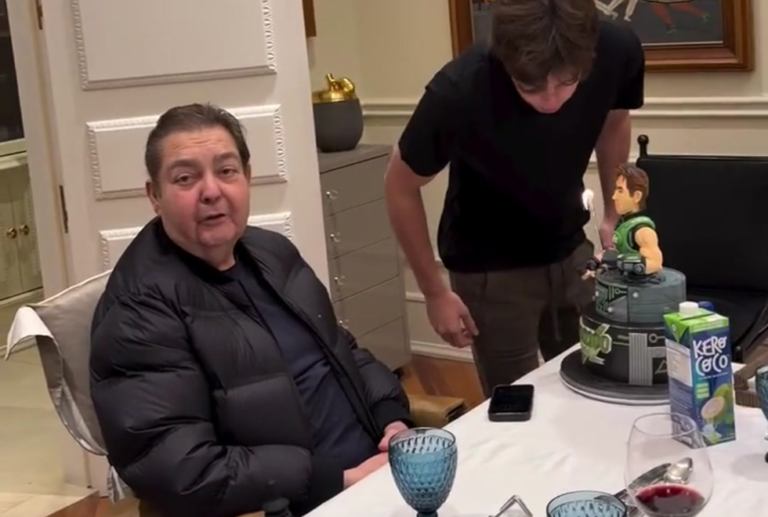 Faustão curte aniversário do filho mais novo; veja vídeo