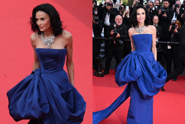 Demi Moore exibe novo corte no Festival de Cannes 2026
