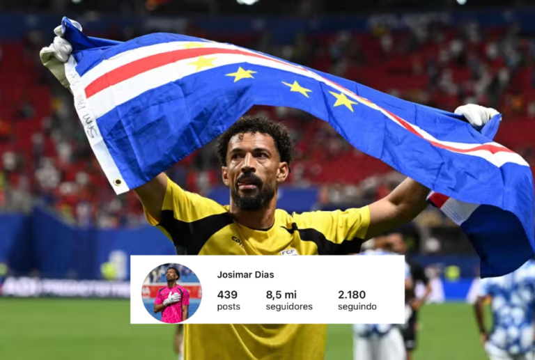 Goleiro do Cabo Verde ganha 8 milhões de seguidores após vira fenômeno nas redes