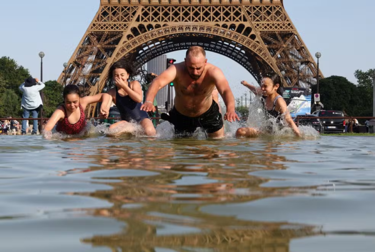 Onda de calor na Europa deixa 40 mortos por afogamento na França