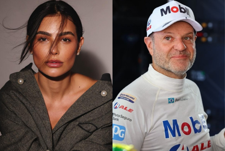 Cíntia Chagas confirma namoro com Rubens Barrichello: “Estamos muito felizes”