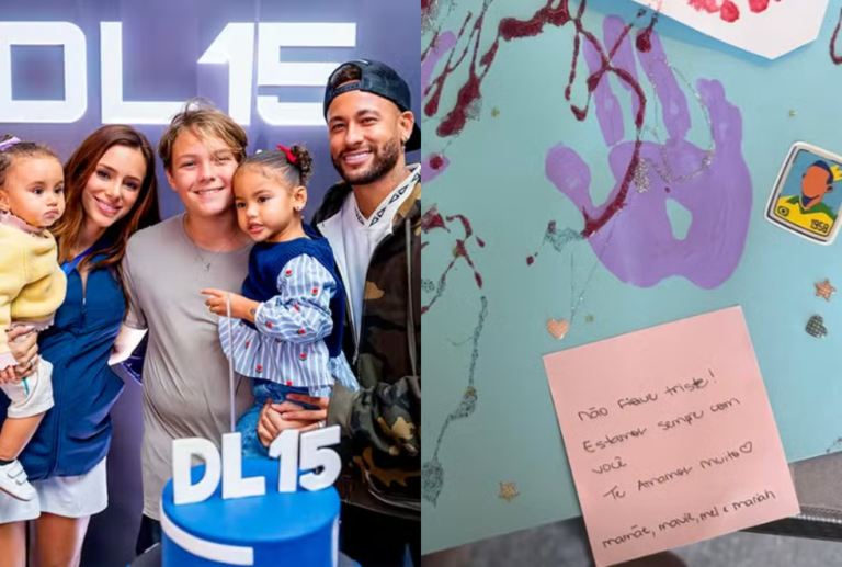 Neymar revela nome da terceira filha com Bruna Biancardi