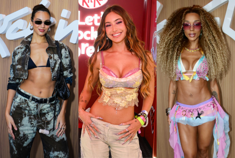 Rock in Rio: famosas deixam barriga à mostra e apostam em looks ousados no último dia